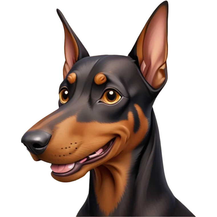 cinematic-comical-doberman-portrait-emoji,-head-tilted-dramatically-with-an-exaggeratedly-amused-expression,-featuring-a-vibrant-black and tan-fur-with-a-lively-sheen,-wide,-expressive-brown-eyes-filled-with-playful-disbelief emoji