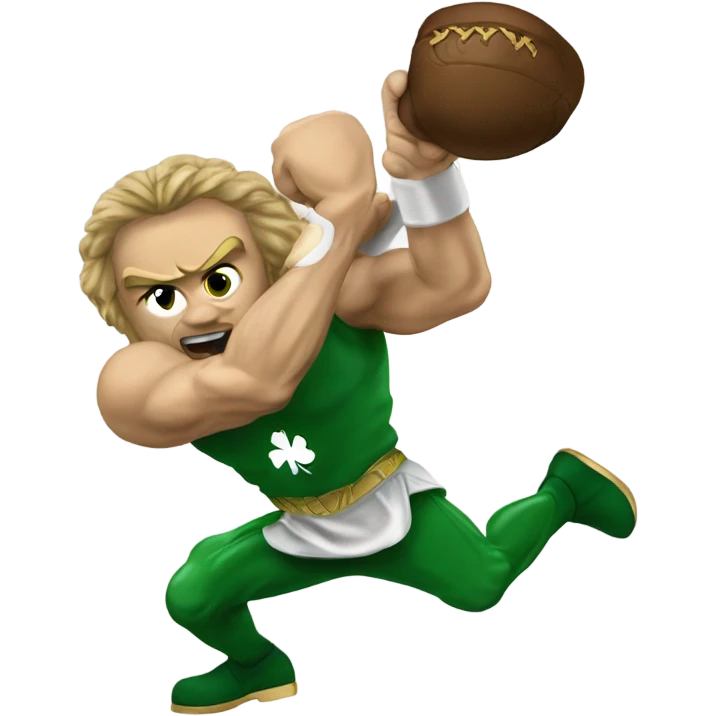 Fighting Irish defeating Nitney Lions emoji