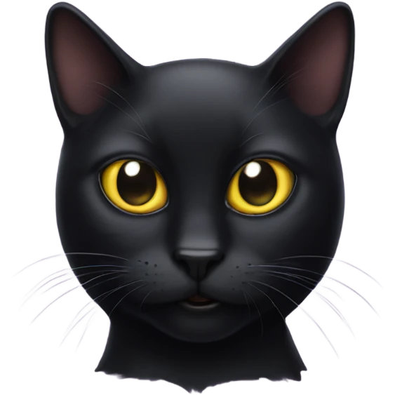 Black Cat Whith Three Eyes  emoji