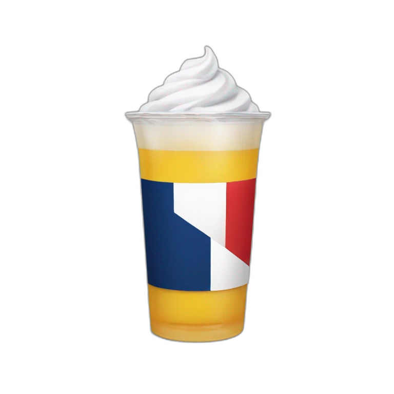 Macron drink emoji
