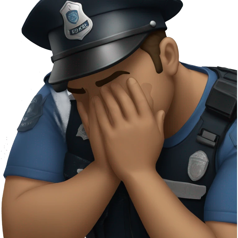 police facepalm emoji