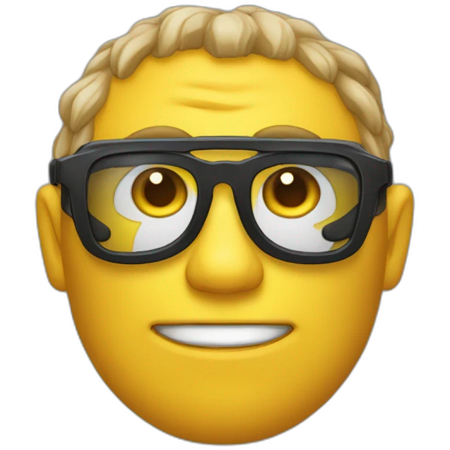 Démon slayeur avec des lunettes  emoji