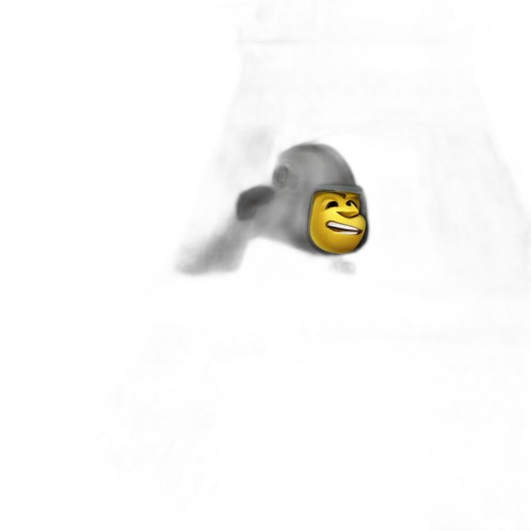 Macron in king kong on Eiffel tower emoji