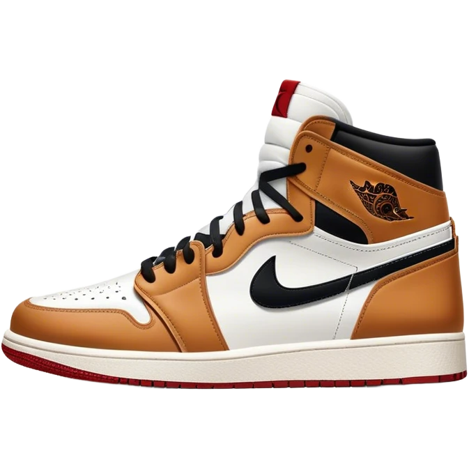 flexing nike air Jordan 1  emoji