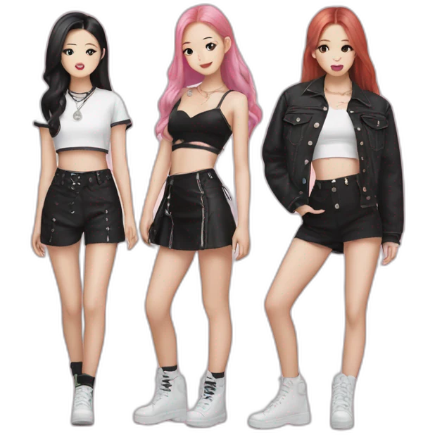 Blackpink groupe K-pop emoji