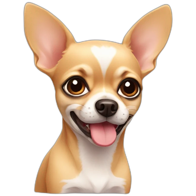 Cute chihuahua emoji