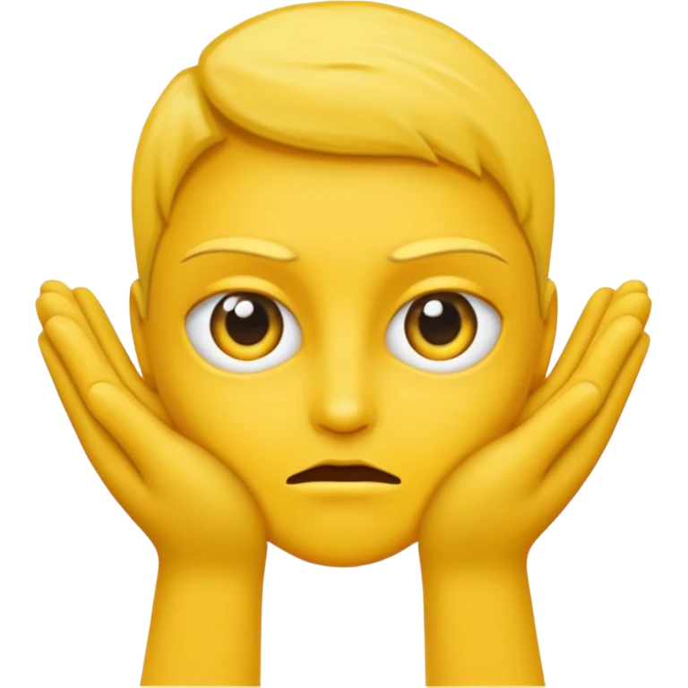 Visage jaune qui se frotte les mains avec un regard vicieux emoji