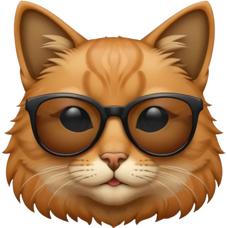 Cat wearing sunglasses emoji