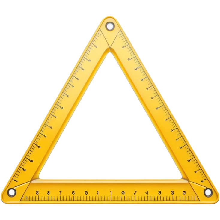 ruler triangle emoji