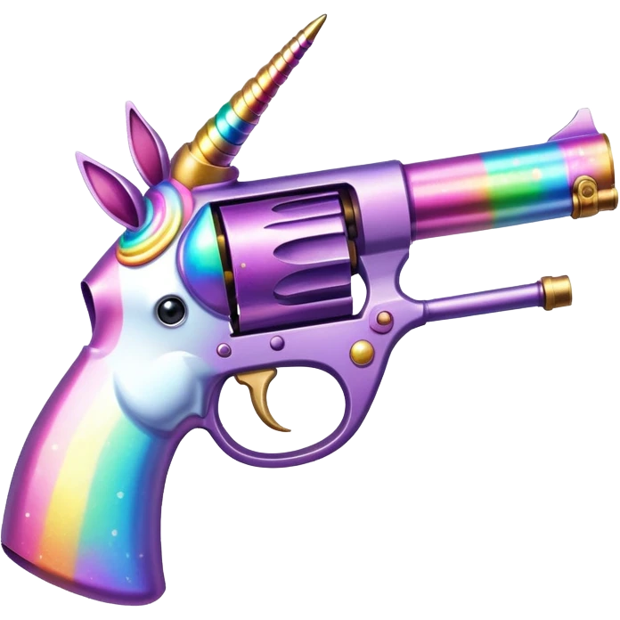 Unicorn merged with Gun M1887 emoji