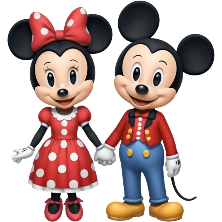 Minnie and Mickey Mouse emoji