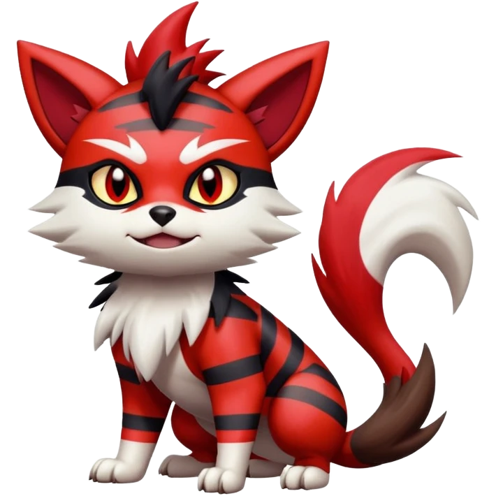 Zorua-Zangoose-Litten-hybrid-creature emoji