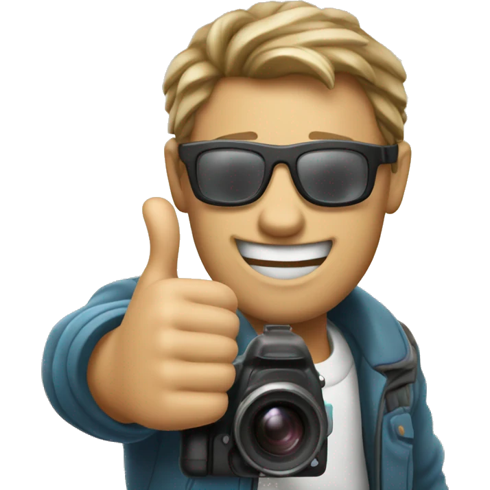 Thumbs up photographer  emoji