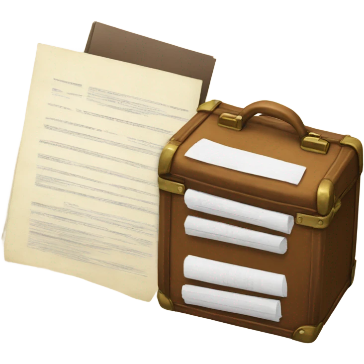 case with documents emoji