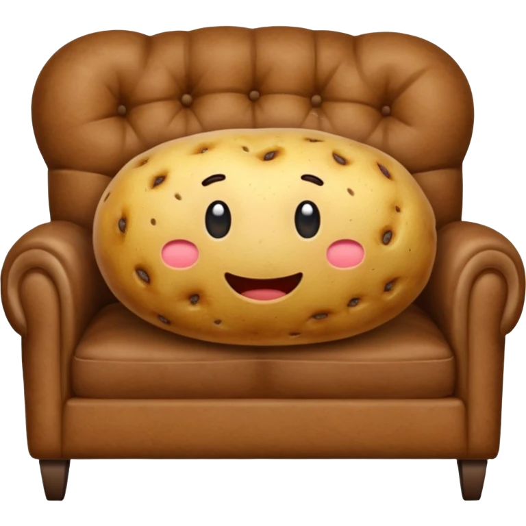 Potato on sofa emoji