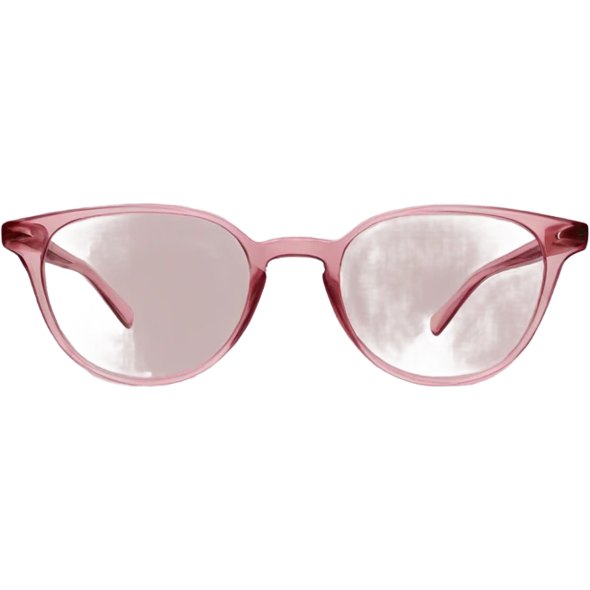 Pink glasses emoji