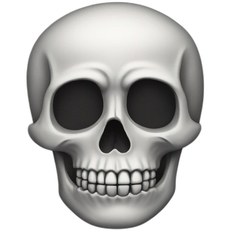 Tête de mort emoji
