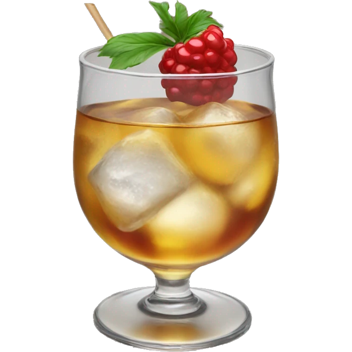 The Manhattan classic cockail emoji
