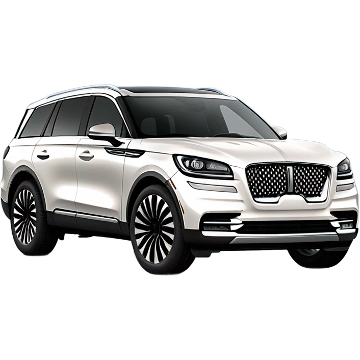 Black Lincoln aviator reserve suv emoji