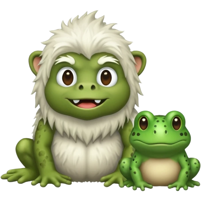 yeti and toad emoji