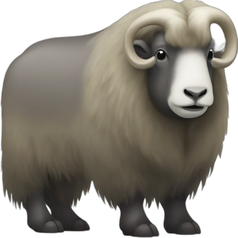 Muskox full body emoji