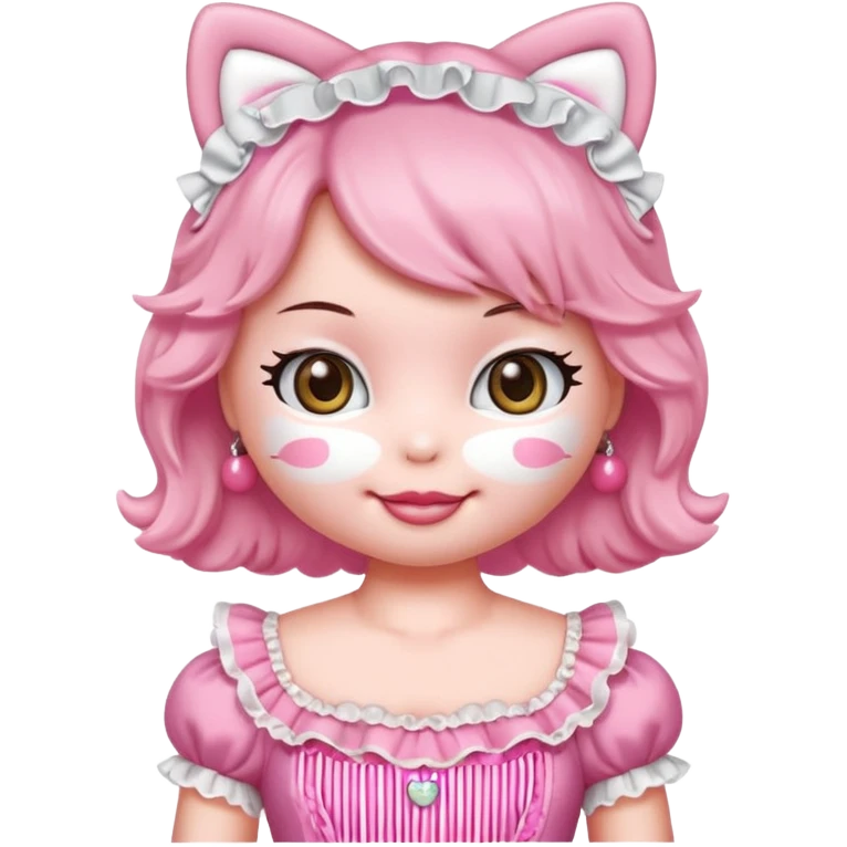 a coquette hello kitty doll emoji