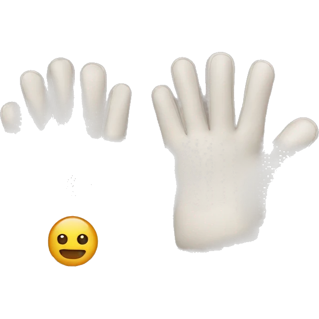 cute gloves emoji