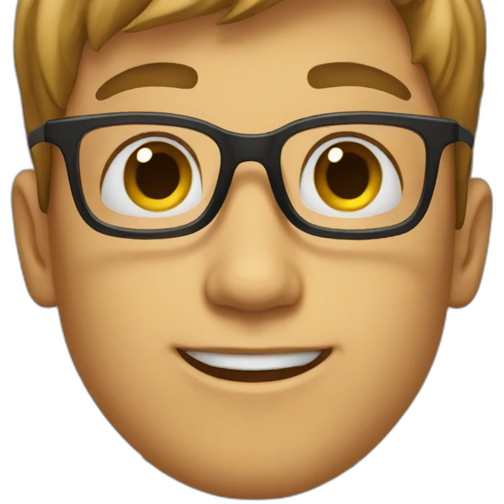 BOY WEARS GLASSES emoji