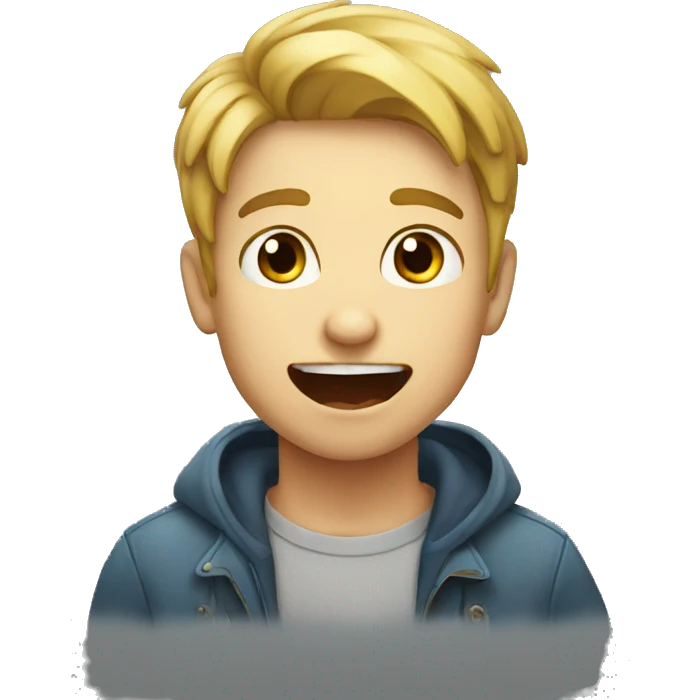boy mewing emoji