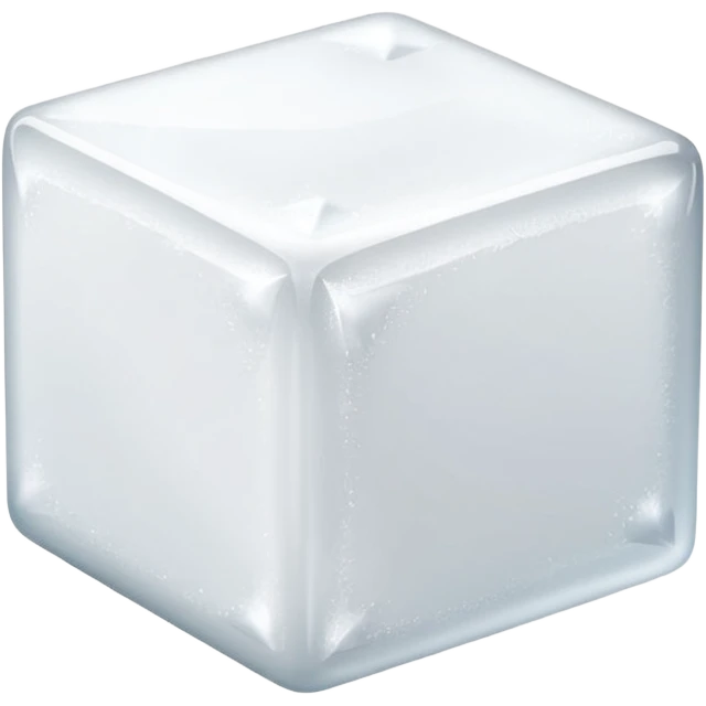 plain white cube of sugar emoji