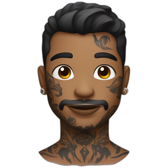 Person with tattoos emoji