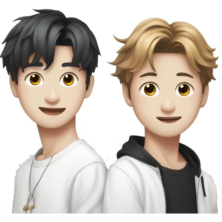straykids with hyunjin emoji