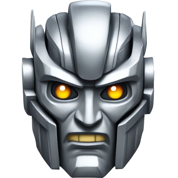 silver evil transformer emoji