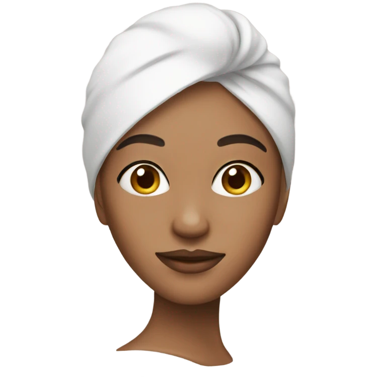 woman with an skincare mask emoji