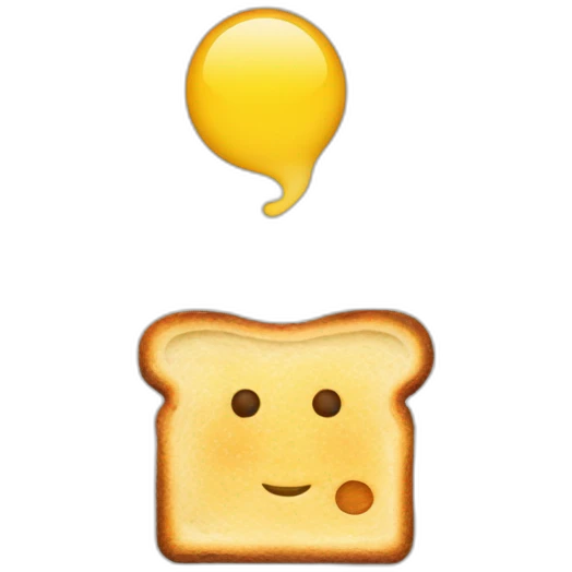 natte tosti emoji