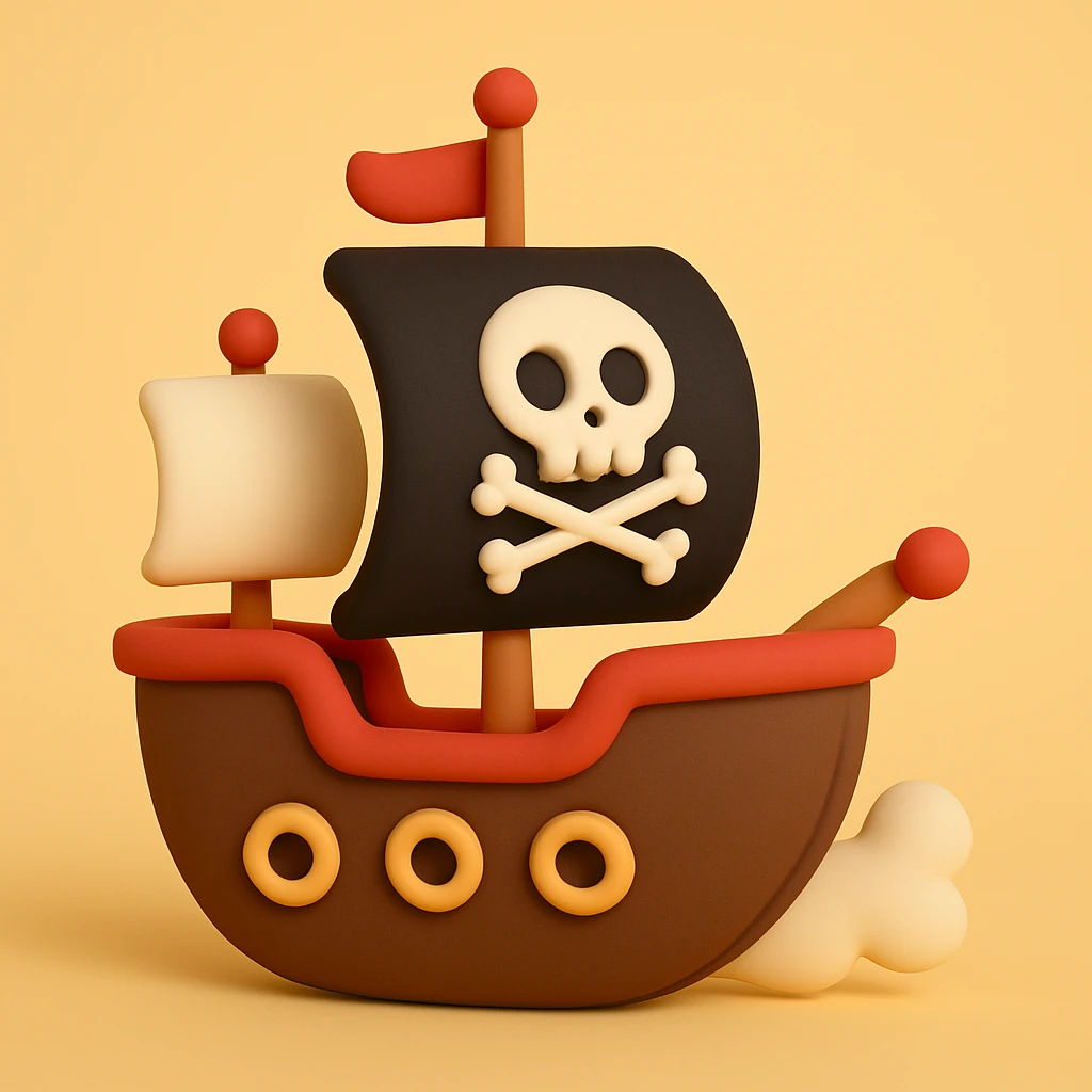 pirate ship emoji