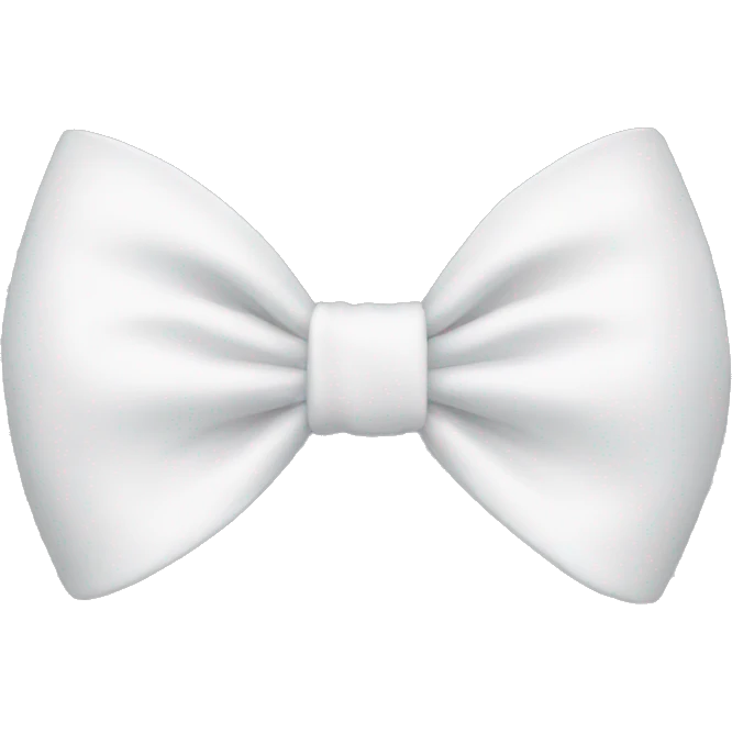 white bow emoji