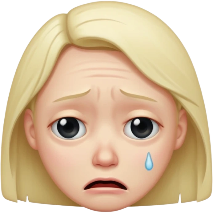 sad ugly crying emoji