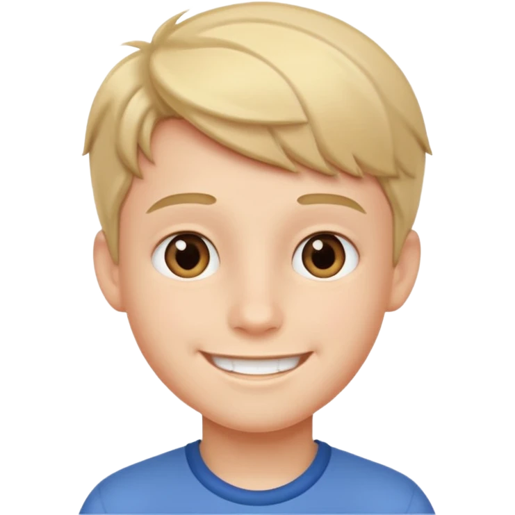 charming smile boy emoji