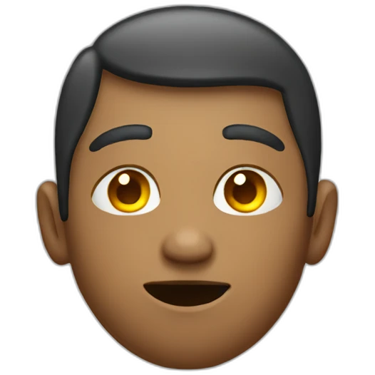 Mentally challenged person emoji