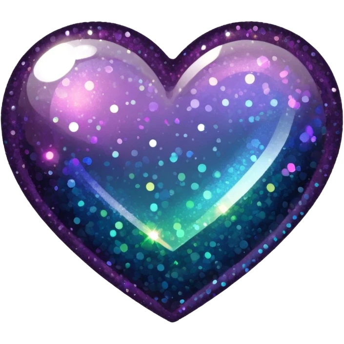 Glitter dark romance emoji