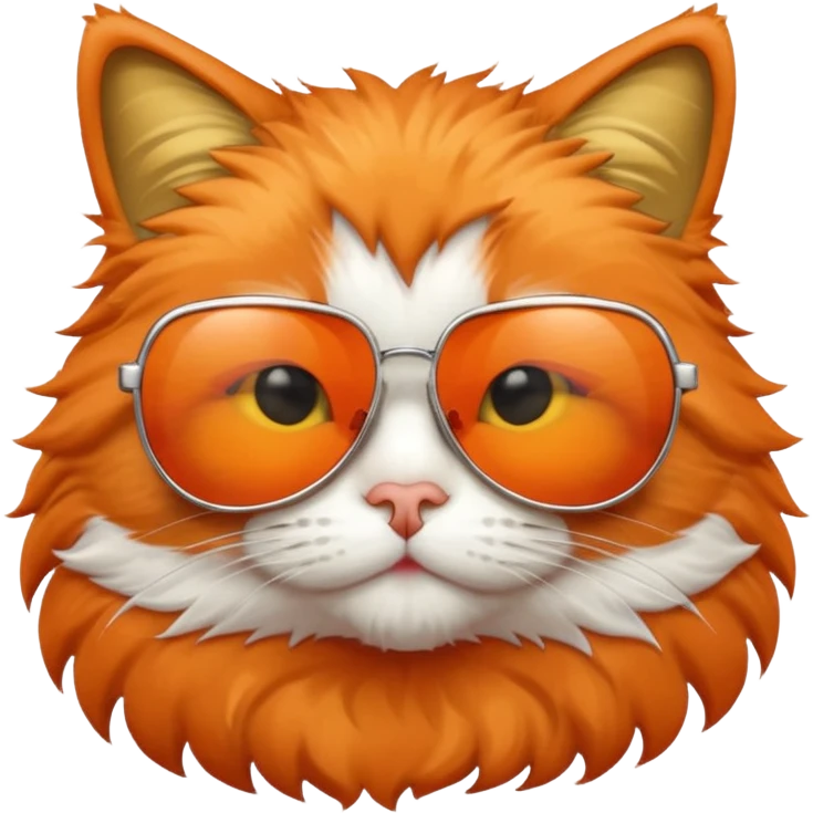 Cat wearing sunglasses emoji