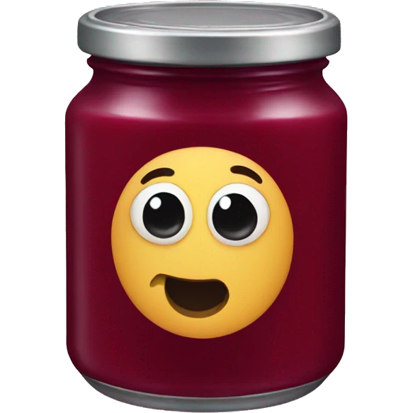 Canned cranberry sauce emoji