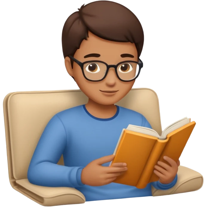 앉아서 책을 읽을 수 있는 곳 emoji