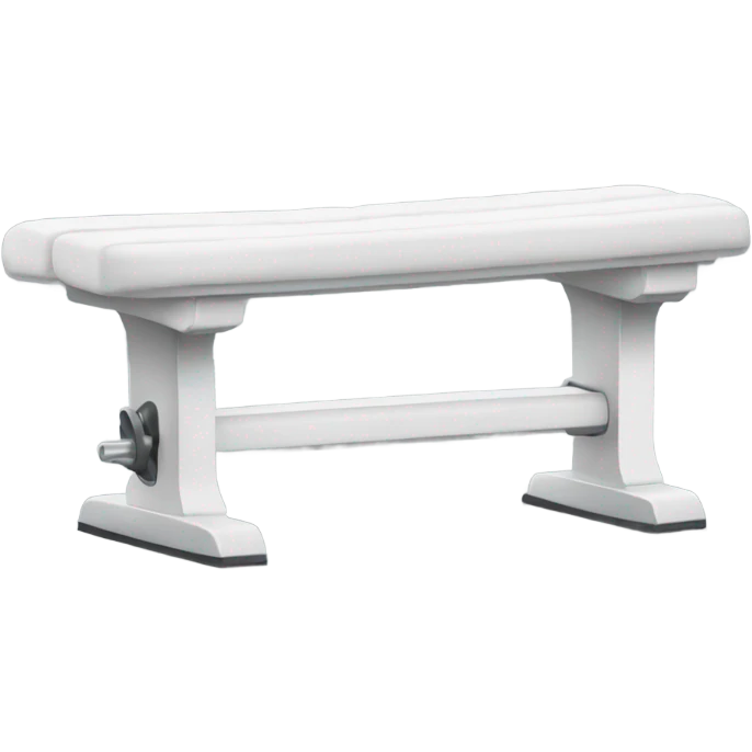 Withe workout bench emoji