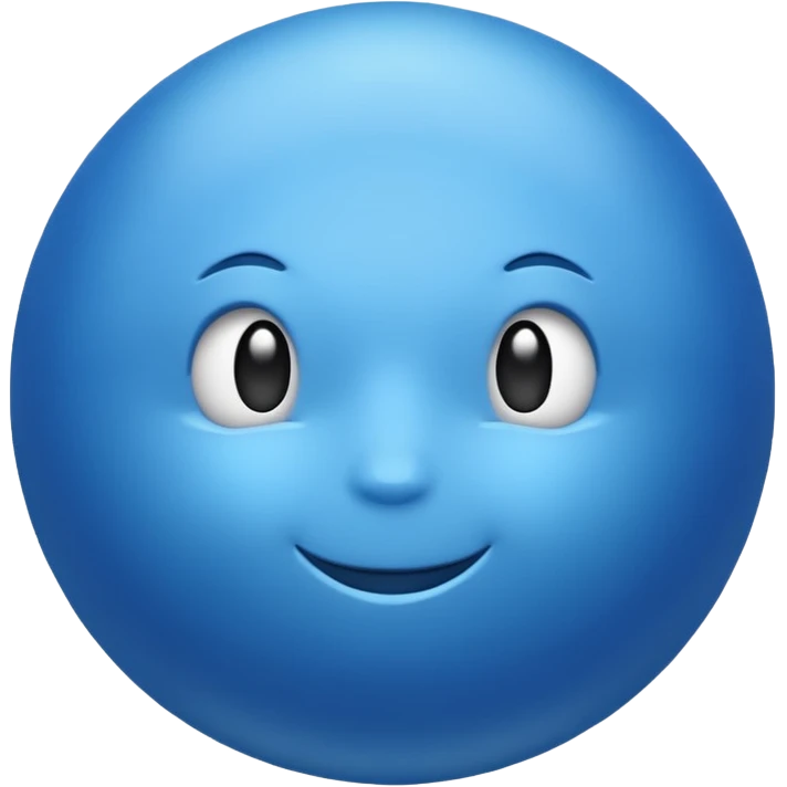 blue emoji