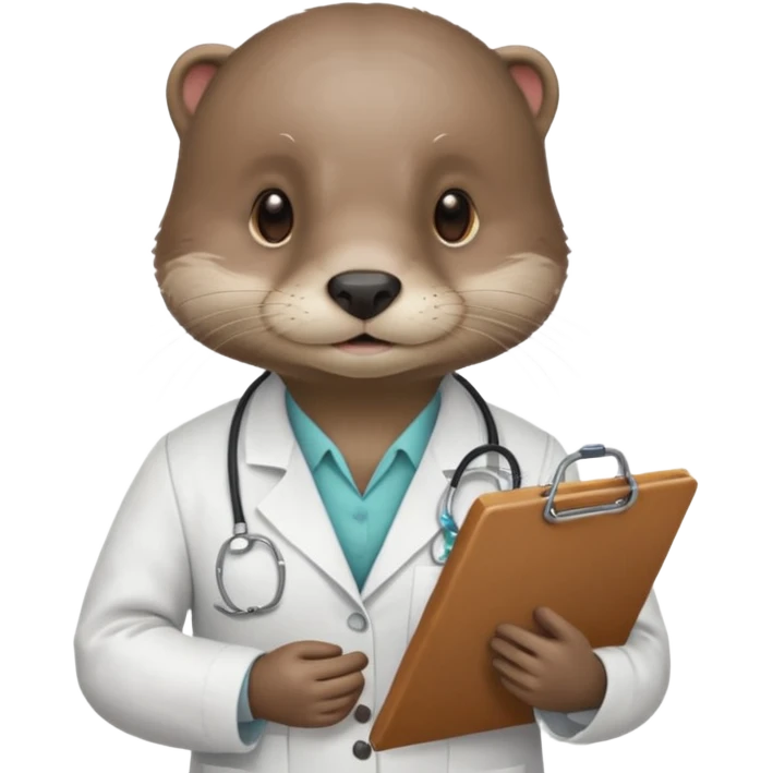 haz una nutria como nutriologa emoji