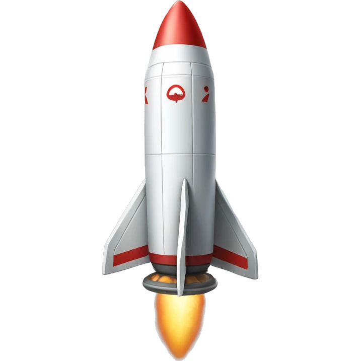 A cool rocket emoji emoji