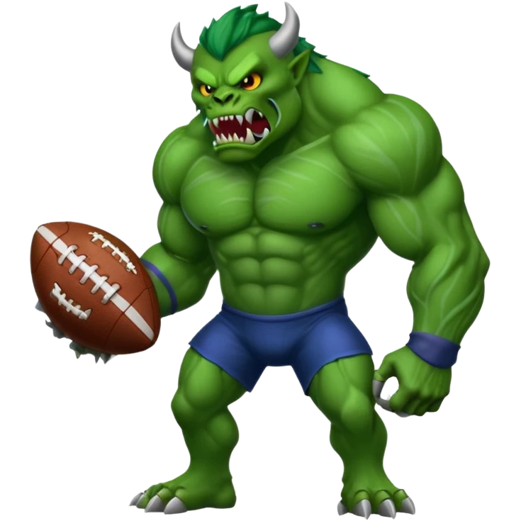 Fantasy football monster  emoji