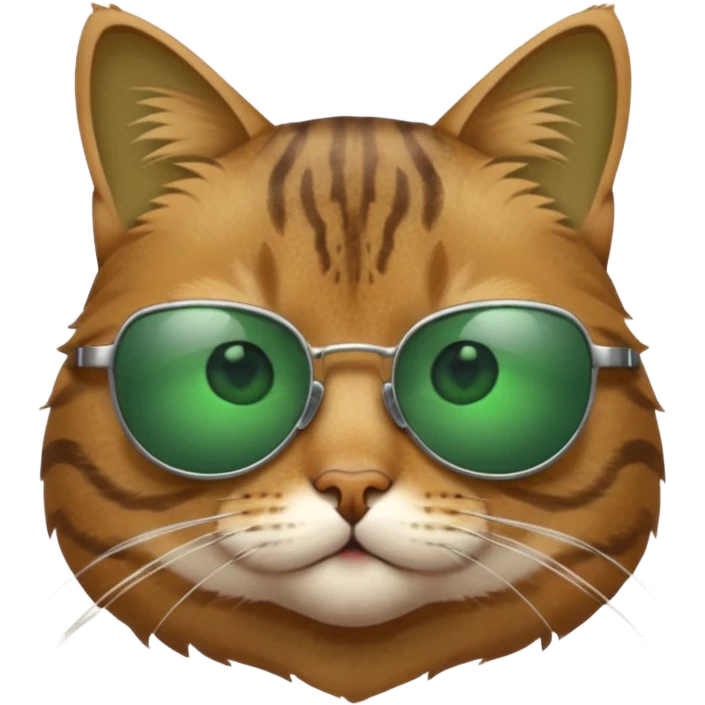 Cat wearing sunglasses emoji